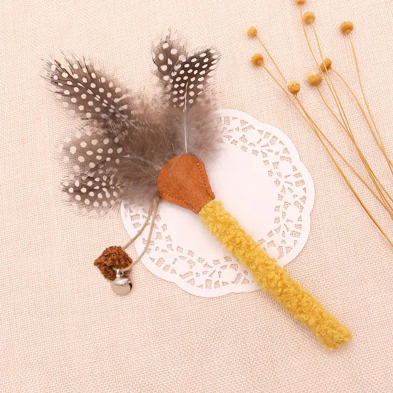 Moo - 3 Pcs Cat Feather Toy Set