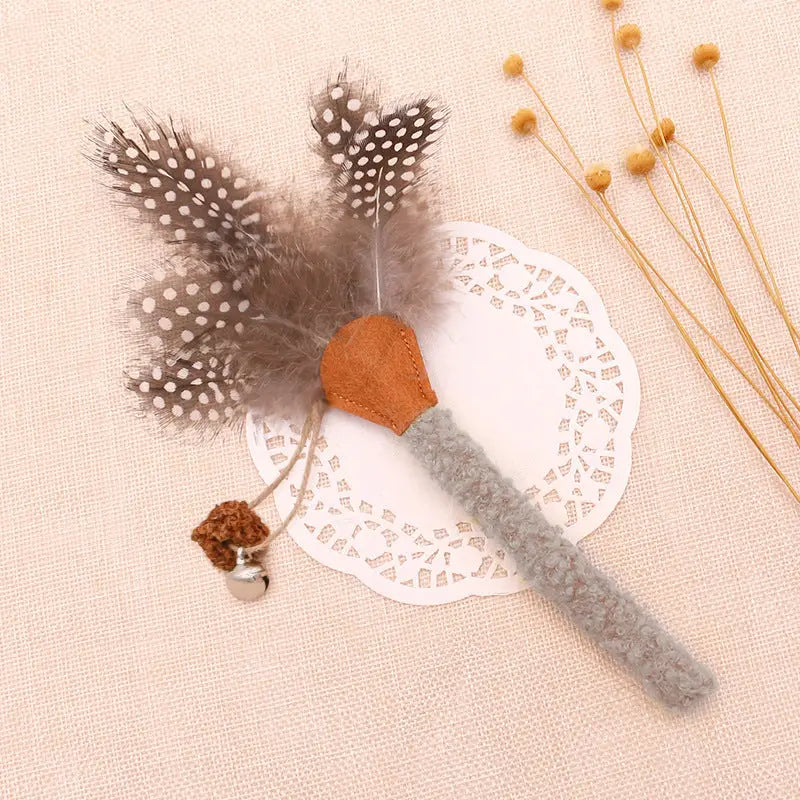 Moo - 3 Pcs Cat Feather Toy Set
